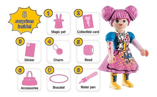 Imagen 2 de 9 de Playmobil 70472 Rosalee Comic World Intek 30 Piezas Playking