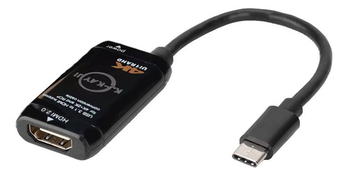 Kj-kayji Adaptador Convertidor Portatil Usb 3.1 Hdmi Mini 10