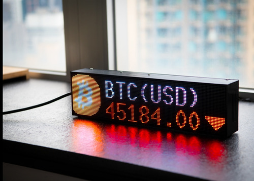 Pantalla Led Ticker Fintic Deporte Estilo Wallstreet Mancave