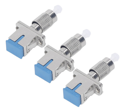 Adaptador Fc A Sc Hembra, 3 Piezas, Conector De Fibra Óptica