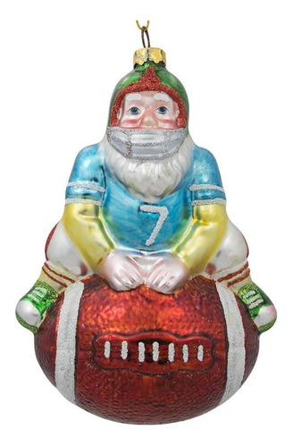 Bestpysanky Santa Claus Jugador De Futbol Deportes Bola Vid