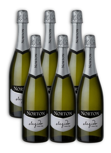 Norton Elegido Vino Espumante Demi Sec X6u 750ml Mendoza