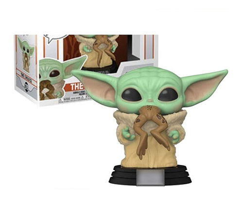Pop! Funko Baby Yoda C/ Sapo Star Wars Mandalorian The Child