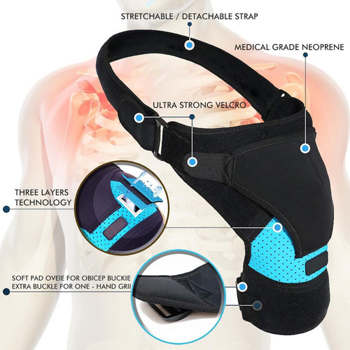 . Soporte De Hombro Ajustable Para Apoyo Derecho E Izquierdo