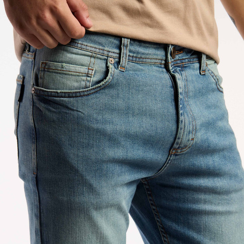 Jean Hombre Kevingston Fulton V Denim Azul Lavado