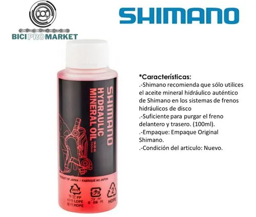 ACEITE MINERAL SHIMANO HIDRAULICO 100ML