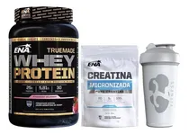 Comprar Ena True Made Whey Protein 2 Lb Sabor Frutilla + Creatina Pura Ena X300gr + Vaso Shaker 600ml