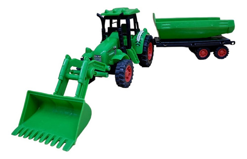 Tractor De Plastico Con Aclopado A Friccion Shp Tunishop