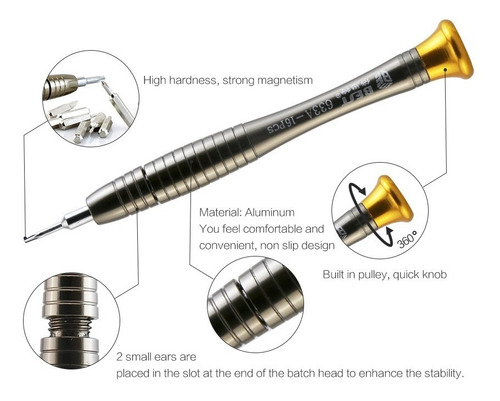 Set Destornilladores De Precisión 25 En 1 Best Bst-633a