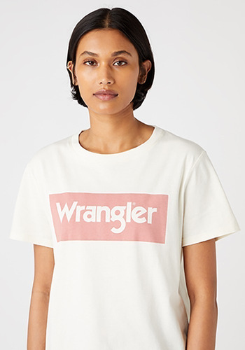 Polera Wrangler Box Logo Tee