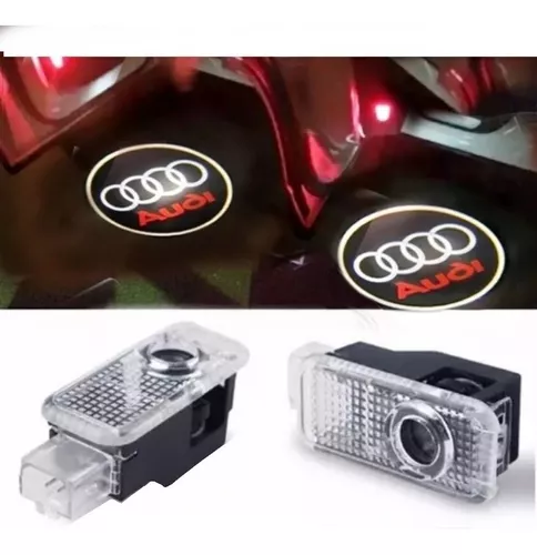 NSLUMO Proyector de puerta LED de cortesía para Audi A3 A4 A5 A6 A7 S3 S4  S5 S6 S7 Q5 Q7 TT, VW, Porsche, 18-SMD LED rojo auto bombilla CAN-bus libre  de