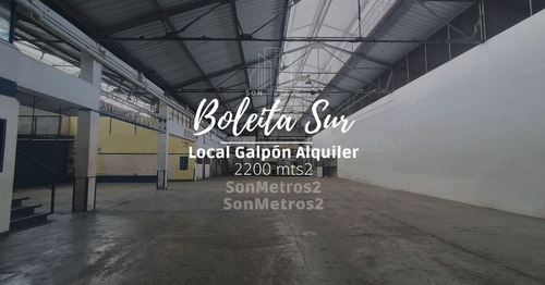 Galpón Local Deposito En Alquiler Boleita Sur Av Romulo Gallego 2200 Mts2 Sonmetros2