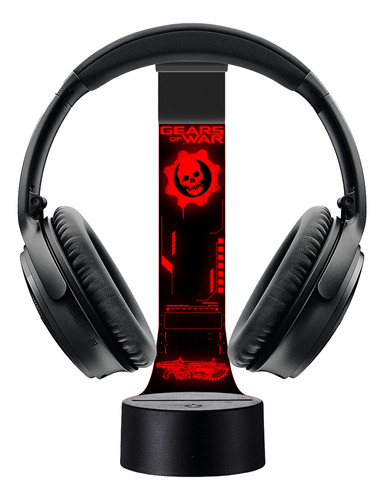 Soporte Base Audífonos Diadema Gamer Gears Of War Rgb Usb