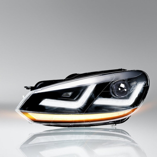 Faros Led Golf Mk6 A6 Modelo Black Precio Por Par Osram