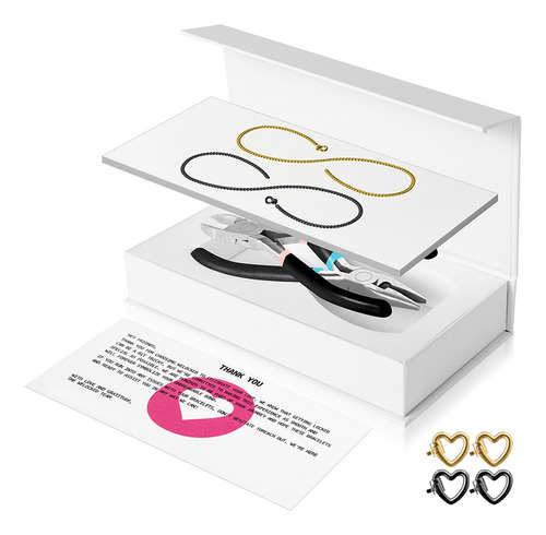 Kit De Pulsera Permanente, Regalos, Pulsera 1 Negro 1 Dorado