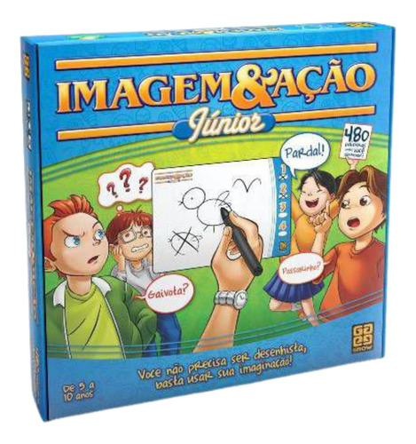 Imagem E Ação Jogo Tabuleiro Junior Brinquedos Grow Infantil