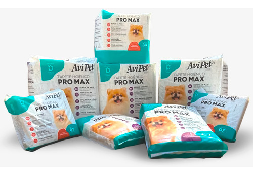 Tapete Higiênico Para Cães Avipet Pro Max 80x60cm C/30 Un