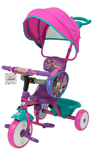 Triciclo Multifuncional Minnie Violeta Xg-8803 1398