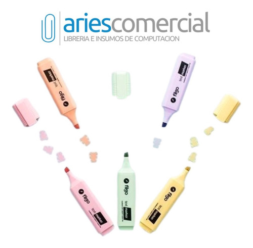 Resaltador Pastel Filgo (resaltadores X 6un.) Vs Colores