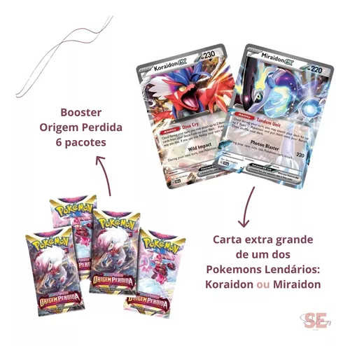 Box Sprigatito Coleção Paldea COPAG Original Lacrada 6 Booster Carta  Pokémon TCG