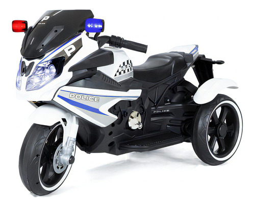 Moto Elétrica Infantil Triciclo Motorizado Policia Voltagem do carregador 110V/220V