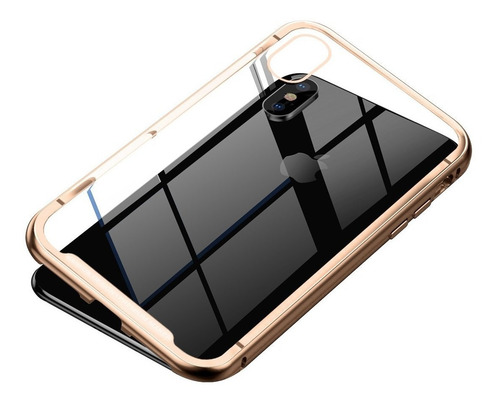 Funda Magnetica Baseus iPhone X/xs Gold