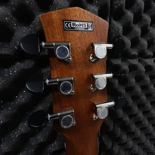Imagem 10 de 10 de Violão Cort Eletroacústico Core Oc Amh Opbb Sólido Maciço