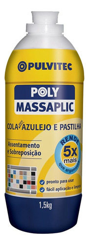 Cola Azulejo Massaplic Pulvitec 1,500 G