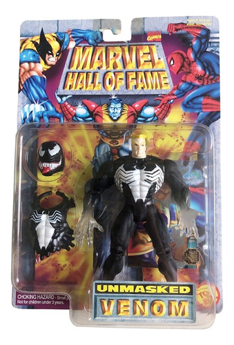 Unmasked Venom Marvel Hall Of Fame Toy Biz 1997 Lacrado