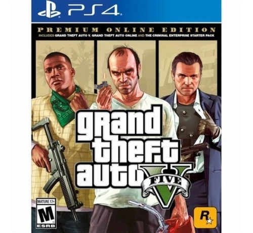 Juegos Grand Theft Auto V Gta 5 Premium Ps4 Playstation Fisico /u