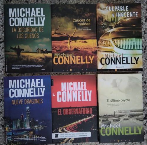 Michael Connelly 4 Libros Grandes A Eleccion Impecables C/u