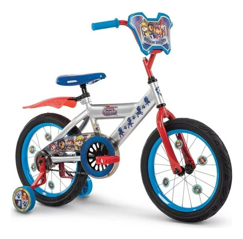 Bicicleta Infantil Huffy Paw Patrol Rodada 16 Plateado Tamaño Del Cuadro 16