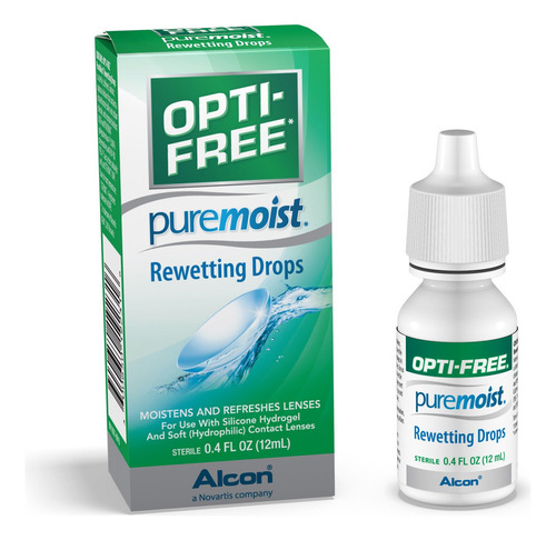 Opti-free Puremoist - Gotas De Rehumectacion, 0.4 Fl Oz