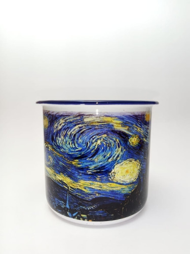 Taza Pocillo De Peltre La Noche Estrellada Vicent Van Gogh