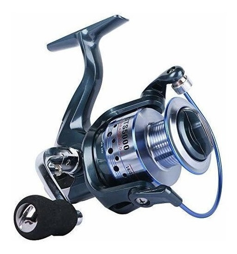 Reel De Pesca Hplife Gt4000 Hi Speed Inox Ball Bearing Azul