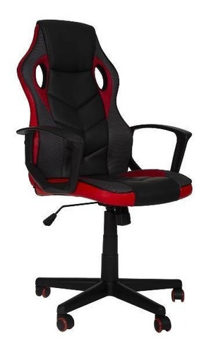 Silla Gamer Reclinable Ergonómica Vinipiel, 9502m Roja