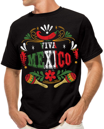 Playera Camiseta Viva Mexico Grito De Independencia + Envio