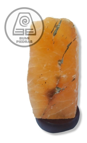Imagen 2 de 8 de Lámpara De Calcita Naranja Bumi Piedras