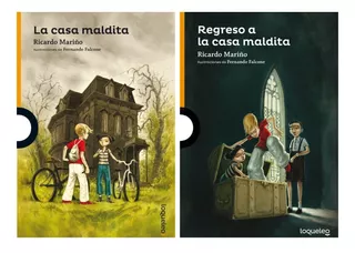2 Libros La Casa Maldita + Regreso Ricardo Mariño Loqueleo