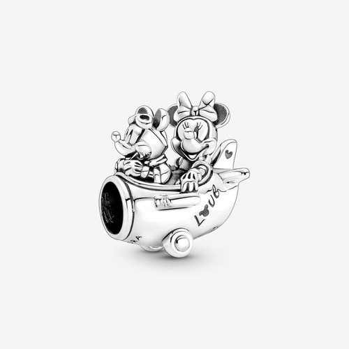 Pandora Charm Disney Mickey Y Minnie Mouse Avion Original