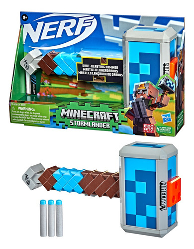 Pistola De Dardos Stormlander Minecraft Hasbro 