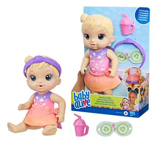 comprar Boneca Baby Alive Dia No Spa Loira - Hasbro F5617
