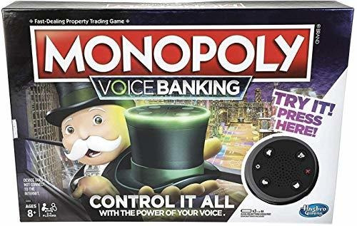 Monopoly Voice Banking - Juego De Mesa Para Niños De 8 Años,