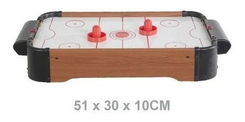 Tejo Mini Hockey Air Juego De Mesa 20 Pulgadas Madera Edu