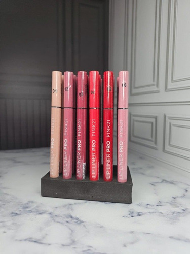 Delineador Labios Crayon Larga Duracion Lipliner Pro Pink21 Color 02