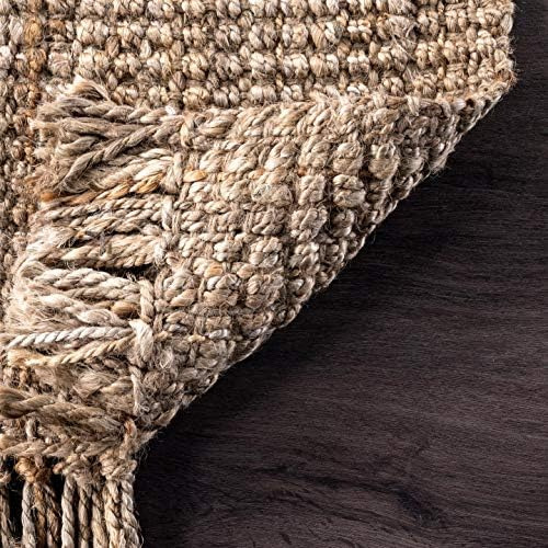 Nuloom Daniela Farmhouse Tapete Robusto De Juta, 3 X 5, Na