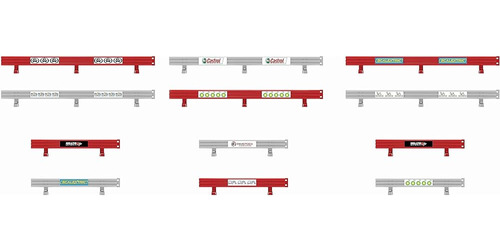 Scalextric Border Crash Barriers Con Pegatinas Para 1:32 Slo