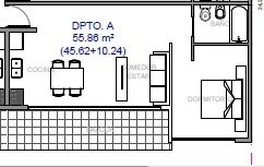 Imagen 7 de 12 de Amplios Departamentos 2 Amb. En Haedo Centro