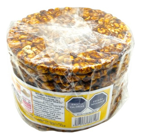 Palanqueta Cacahuate Redonda Poli 8.5 Kg 100 Pz