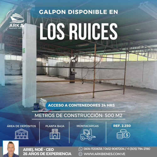 (#1209) Galpón 500m2 En Los Ruices - Caracas